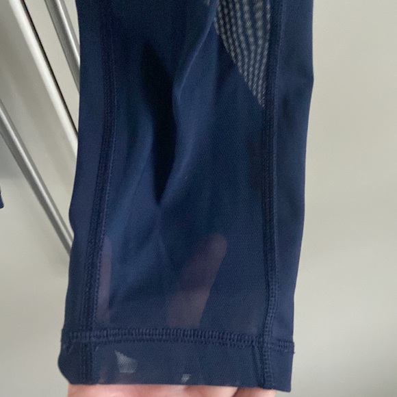 Aritzia The Constant Navy Blue Mesh Leggings - Picture 11 of 13